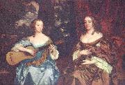 Sir Peter Lely Two ladies from the Lake family, Spain oil painting reproduction